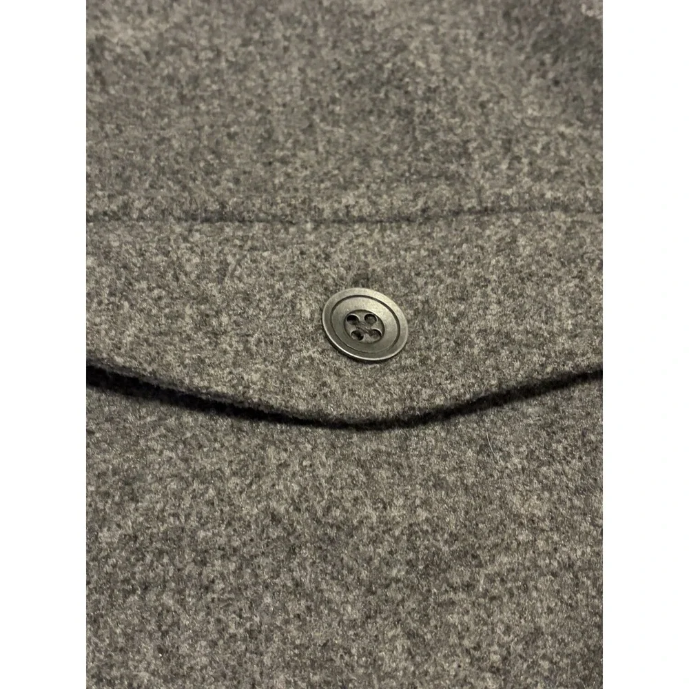 Jeremiah Shirt Jacket Gray Wool Camp Chore Barn Field Lined - Picture 5 of 12
